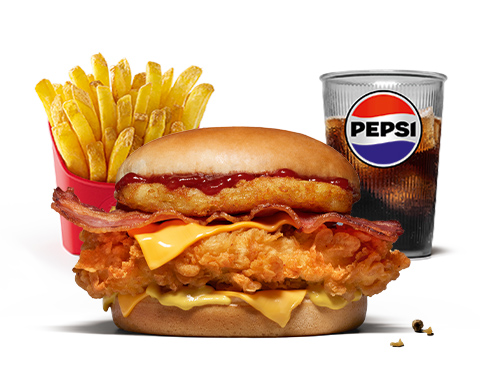 Menu Tower® Cheese & Bacon